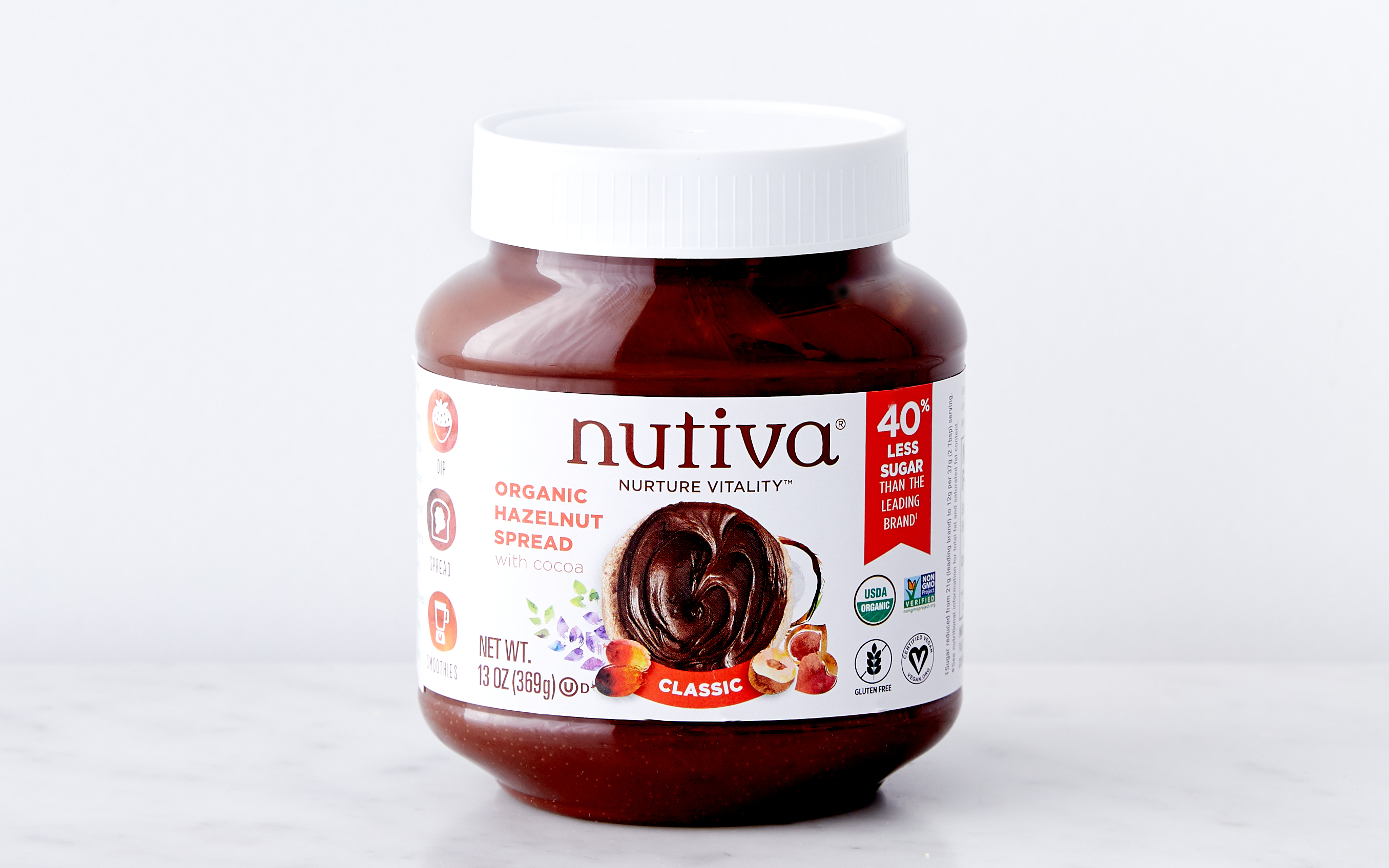 Organic Classic Chocolate Hazelnut Spread Nutiva SF Bay Good Eggs